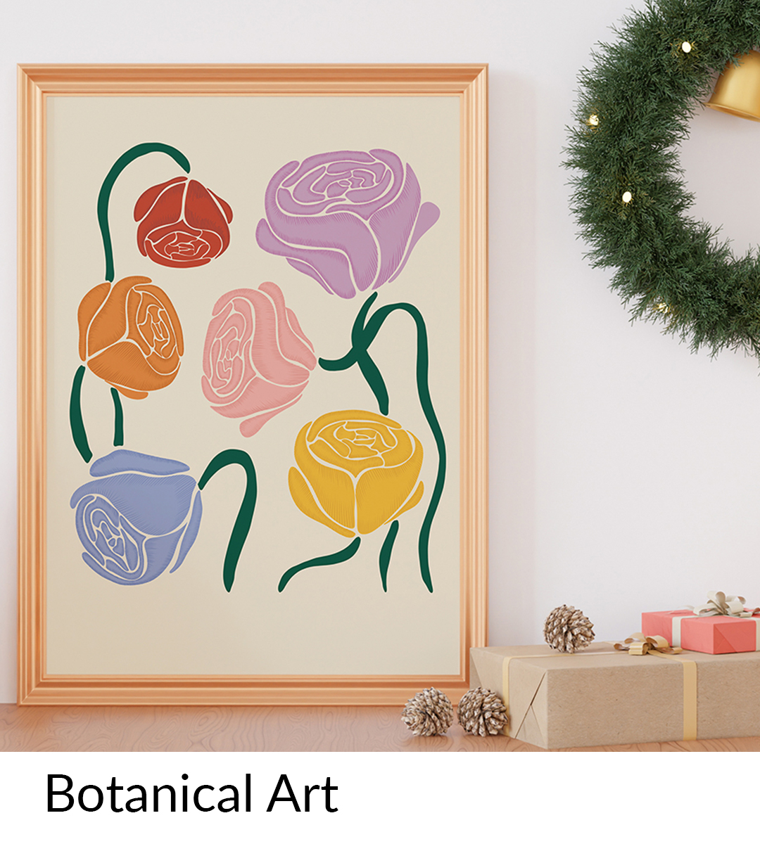botanical wall decor art print